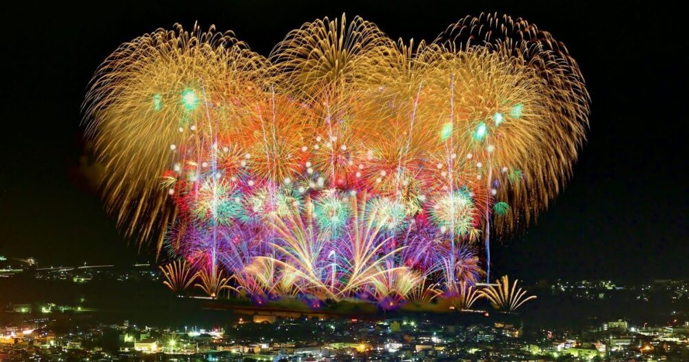 おぢやまつり大花火大会