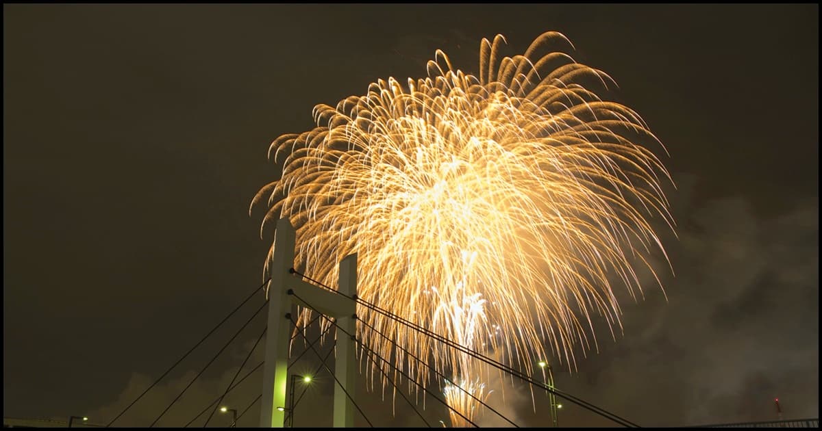 鶴見川花火大会