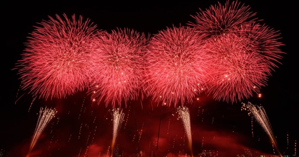 たたら祭り花火大会