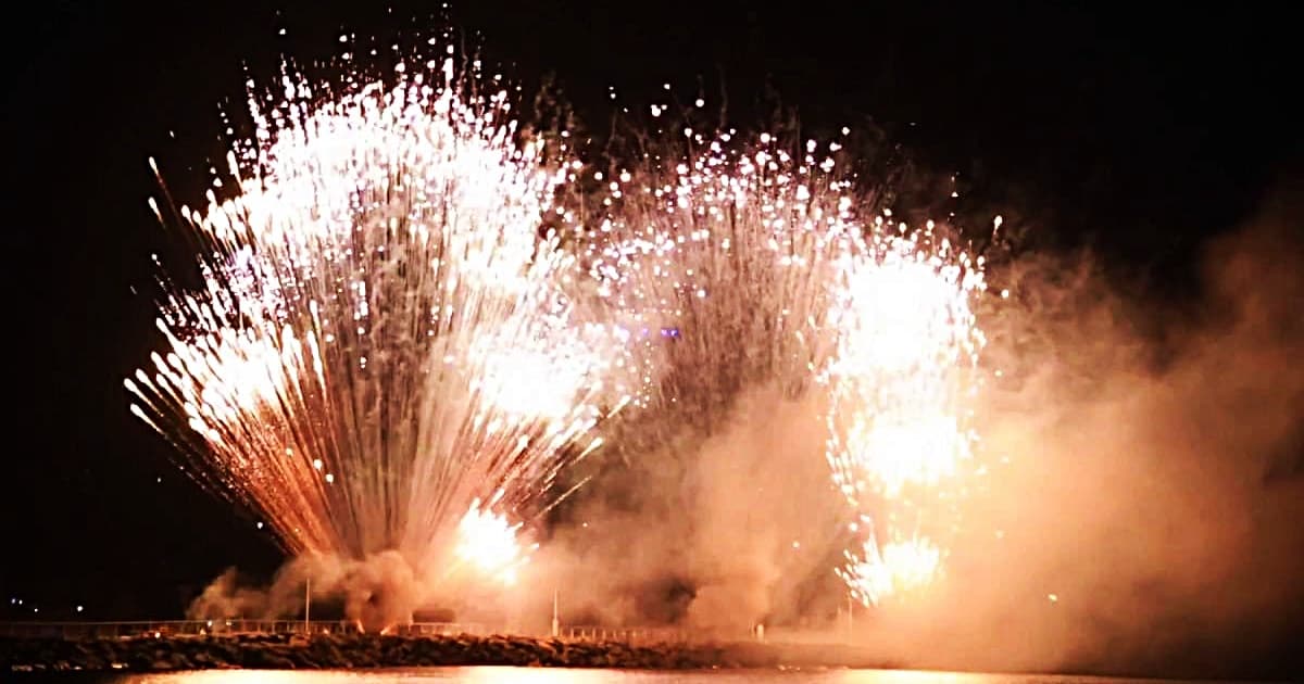 マイアミビーチショー”夏”花火