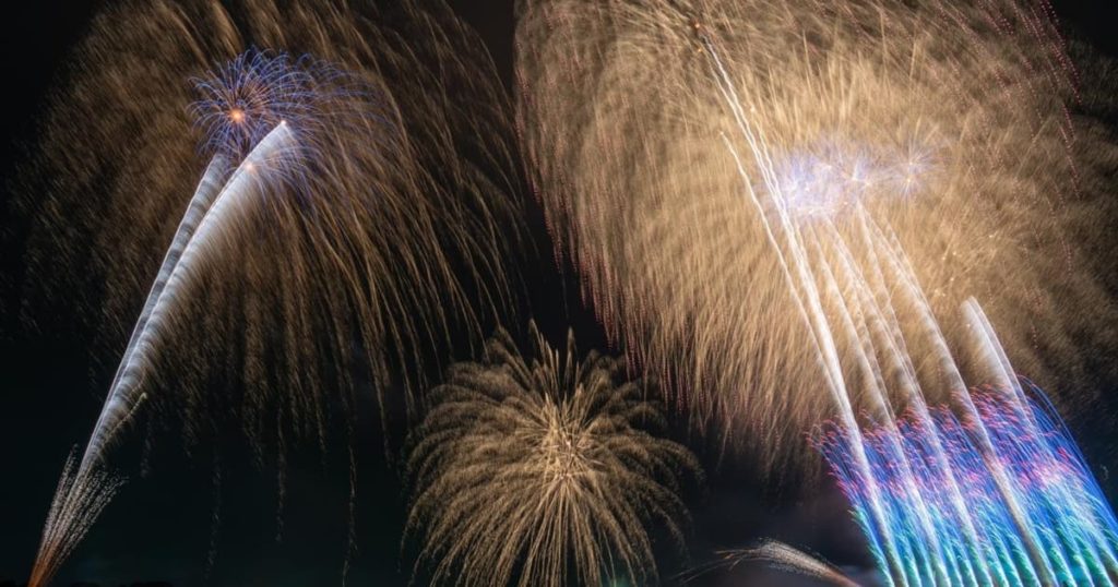 千代田の祭 川せがき花火大会