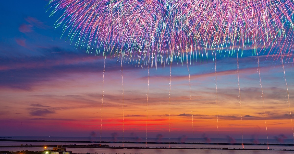 ぎおん柏崎まつり 海の大花火大会