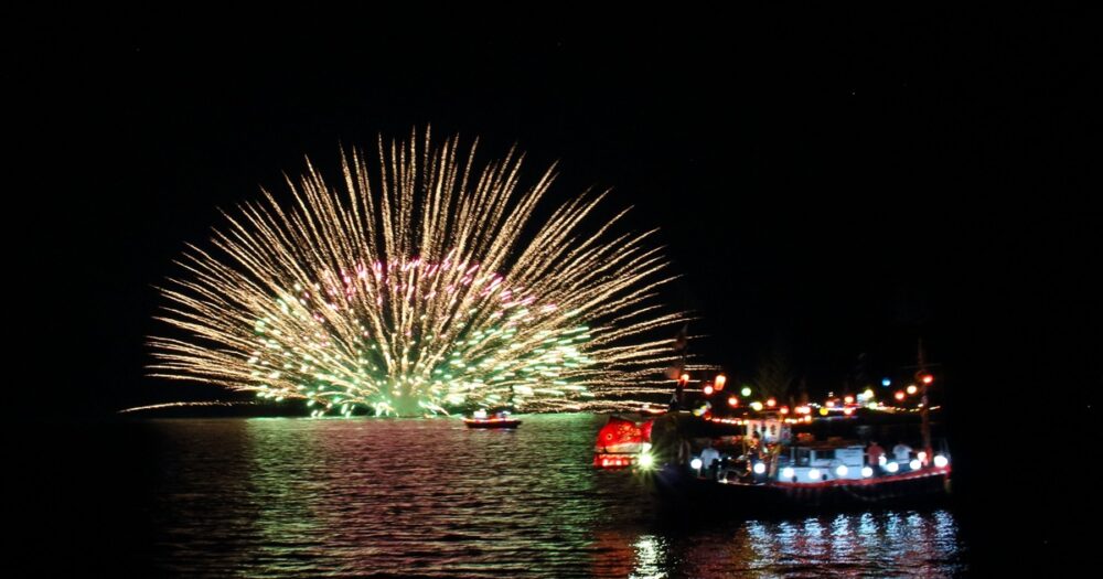 くろべ生地浜海上花火大会