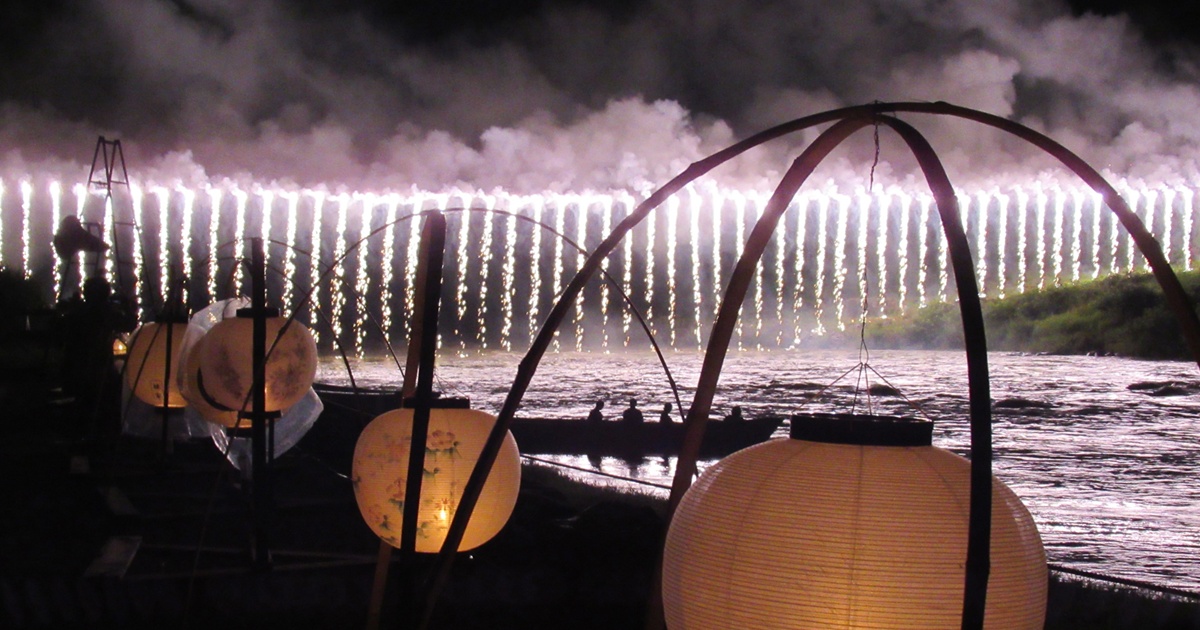 飯田時又灯ろう流し花火大会