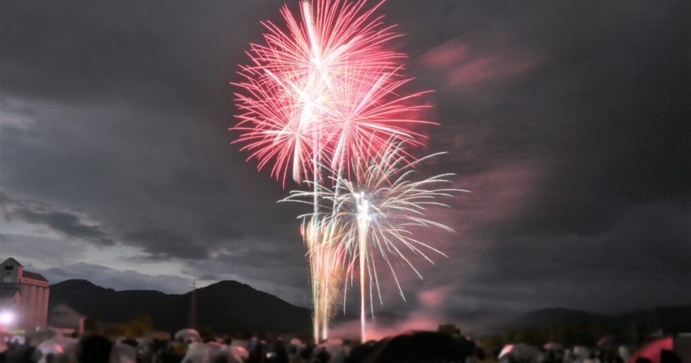 おおの城まつり大花火大会