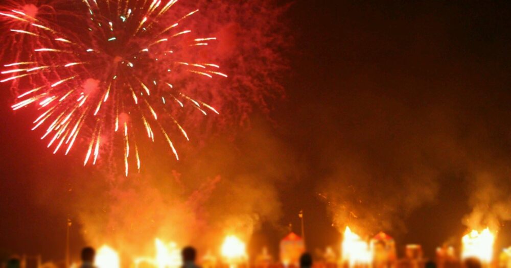 花輪ねぷた花火大会