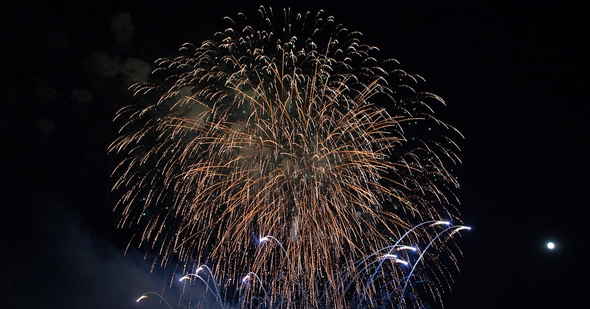 コスモス開花宣言花火大会