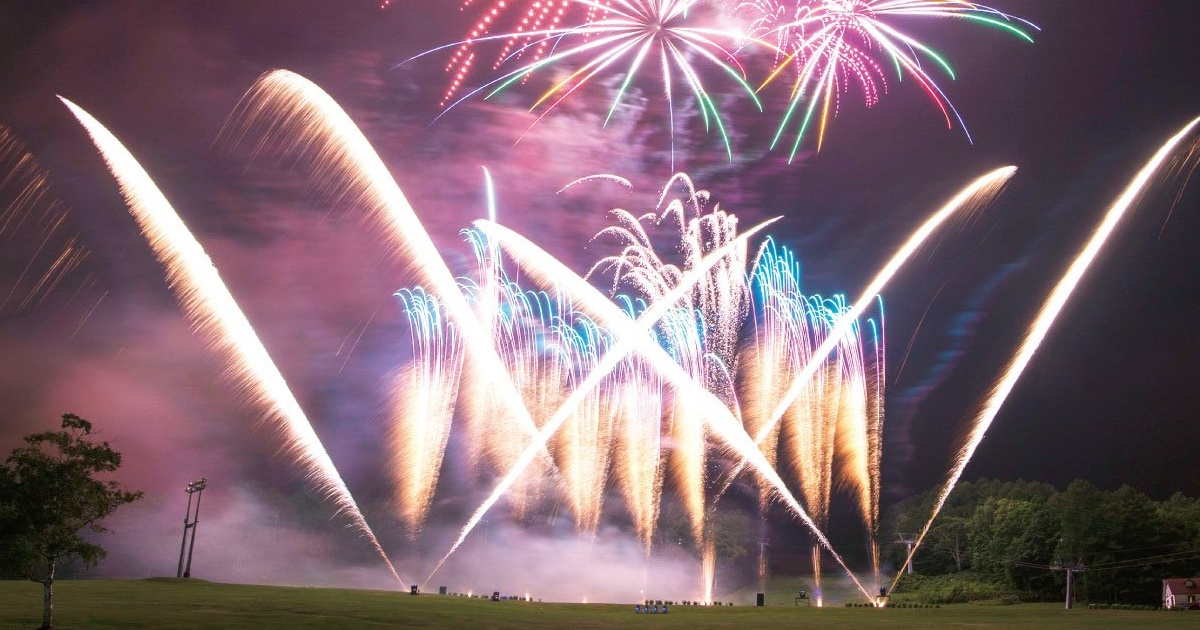 ルスツリゾート夏休みスペシャル花火大会