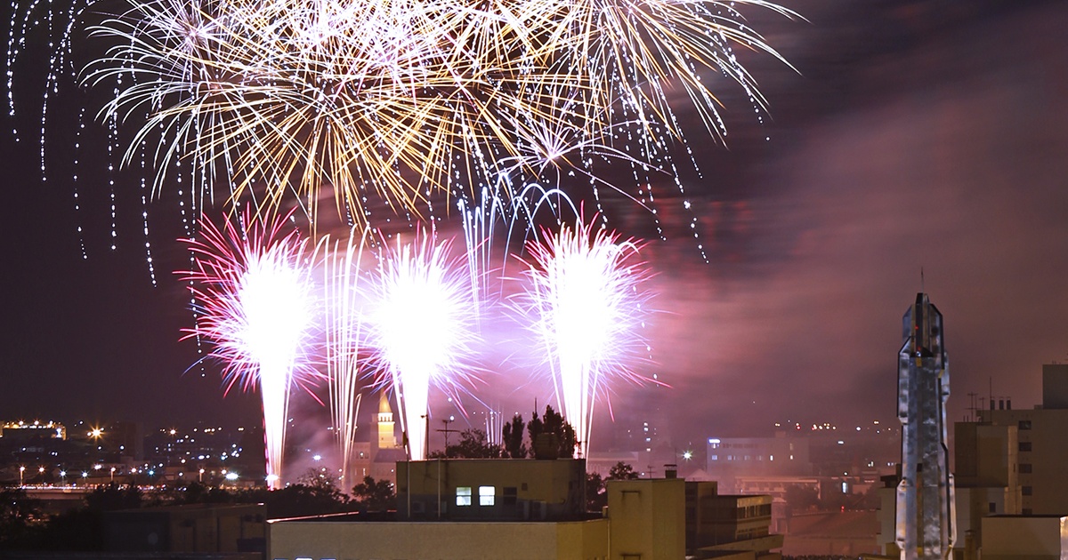 旭川夏まつり 道新納涼花火大会