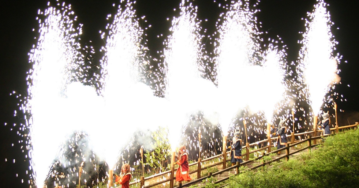 地獄の谷の鬼花火