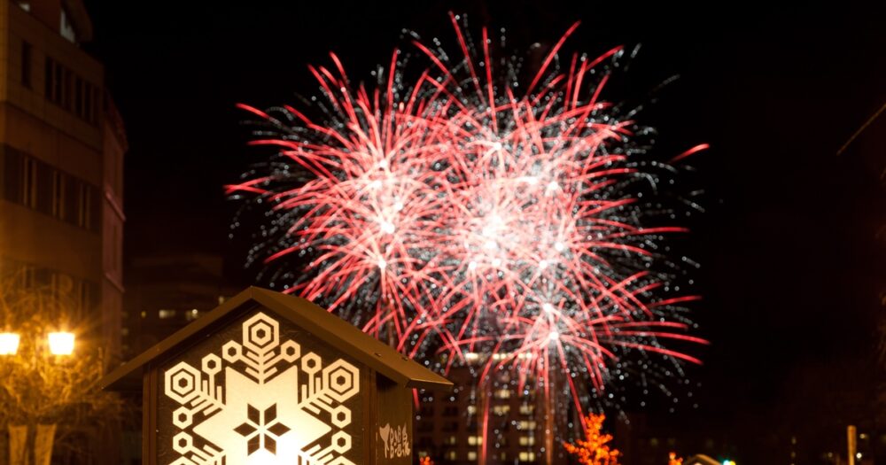 冬の下呂温泉『花火物語』～花火の歳時記～